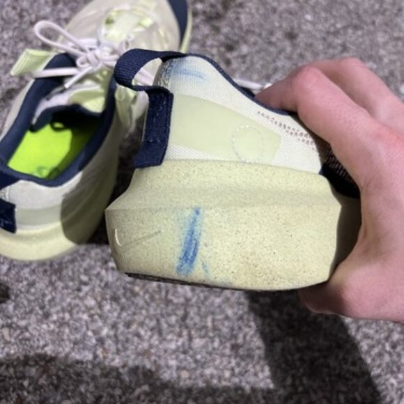 Nike Crater Impact Lime Ice-White-Navy Shoes Sz 6.5Y DB3551-310 Pre-owned - Picture 10 of 12